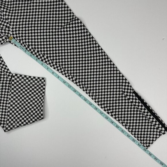 Betabrand Women NWT White Catstooth Skinny-Leg Pencil Dress Yoga Pant XS Petite - Picture 12 of 15
